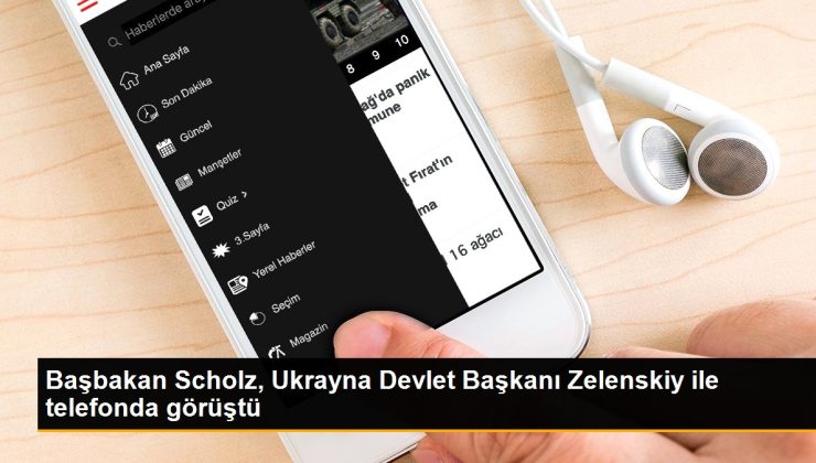 Başbakan Scholz, Ukrayna Devlet Lideri Zelenskiy ile telefonda görüştü