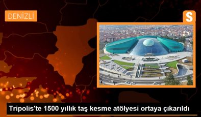 Tripolis’te 1500 yıllık taş kesme atölyesi ortaya çıkarıldı