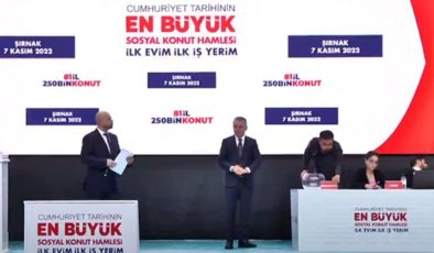 Toplumsal konutta birinci kuralar çekilmeye başlandı