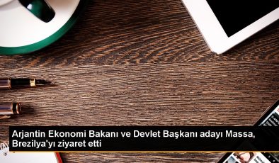 Arjantin Ekonomi Bakanı Massa, Brezilya Devlet Başkanı Lula da Silva ile görüştü